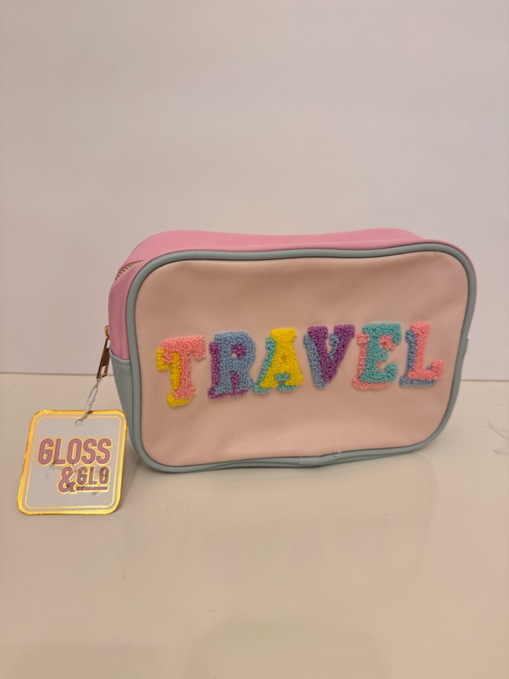 Pink Travel Cosmetic Bag